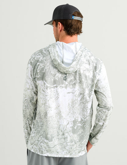 Huk Mossy Oak Pursuit Performance Hoodie - Mossy Oak Seagrass