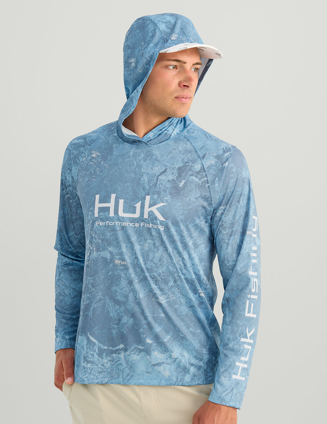 Huk Mossy Oak Pursuit Performance Hoodie - Mossy Oak Shipyard