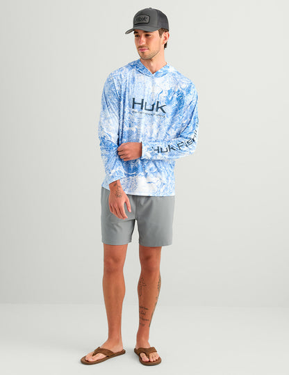 Huk Mossy Oak Pursuit Performance Hoodie - Mossy Oak Regatta