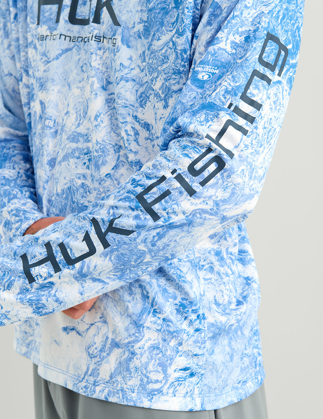Huk Mossy Oak Pursuit Performance Hoodie - Mossy Oak Regatta