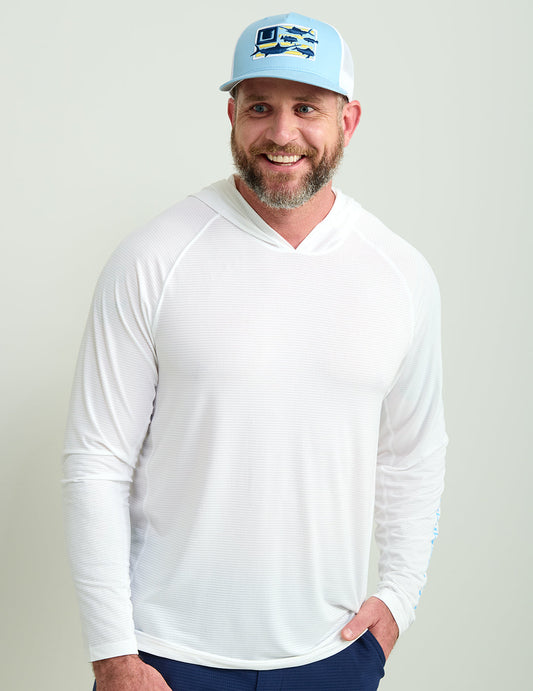 Huk A1A Performance Hoodie - White