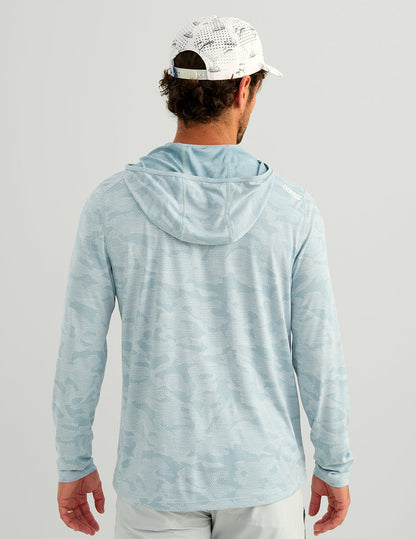 Huk A1A Pro Sun Hoodie - Reefline Camo