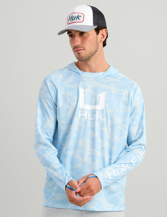 Huk Icon Performance Hoodie - Coastal Drift Camo
