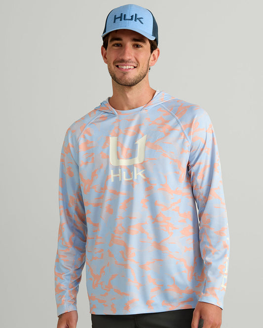 Huk Icon Performance Hoodie - Coral Reef Camo
