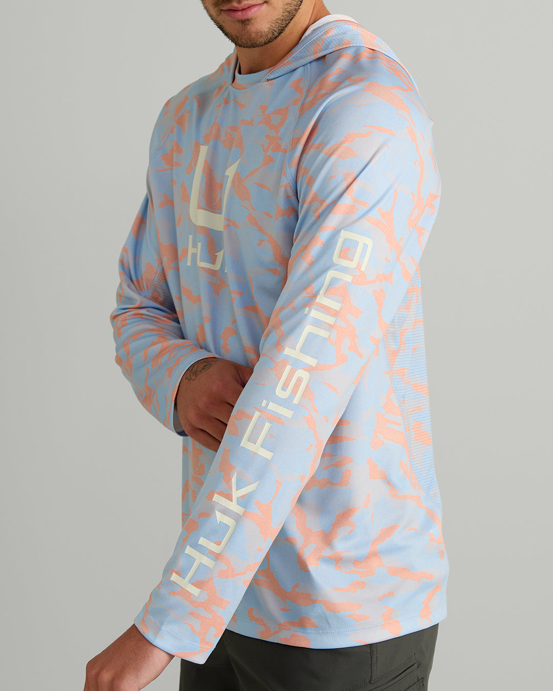 Huk Icon Performance Hoodie - Coral Reef Camo