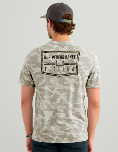 Huk Drift Short Sleeve Performance Tee - Seagull Camo