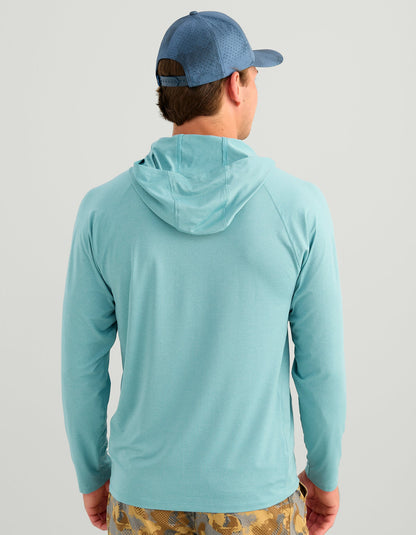Huk Airweight Hoodie - Reefline Heather