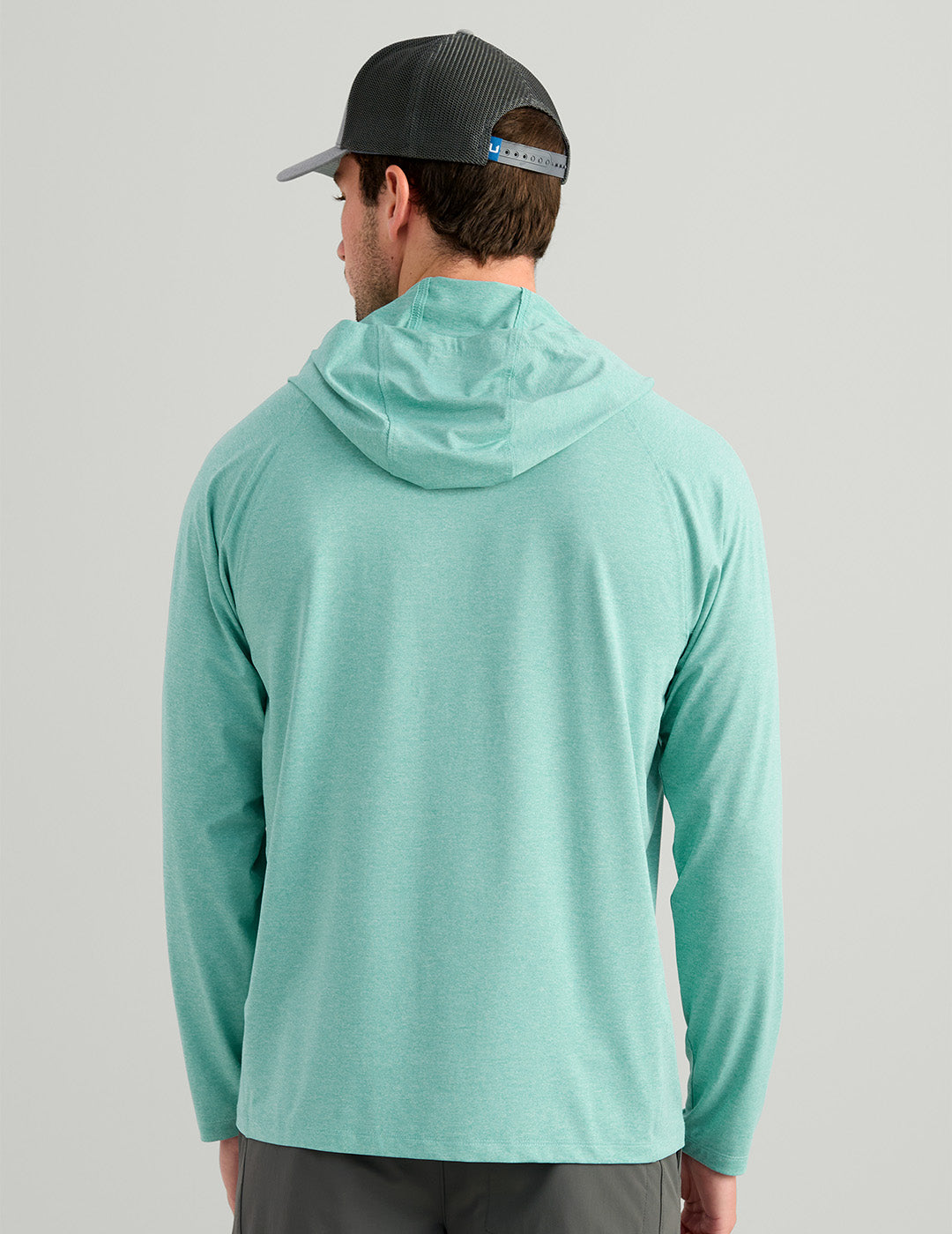 Huk Airweight Hoodie - Marine Blue Heather