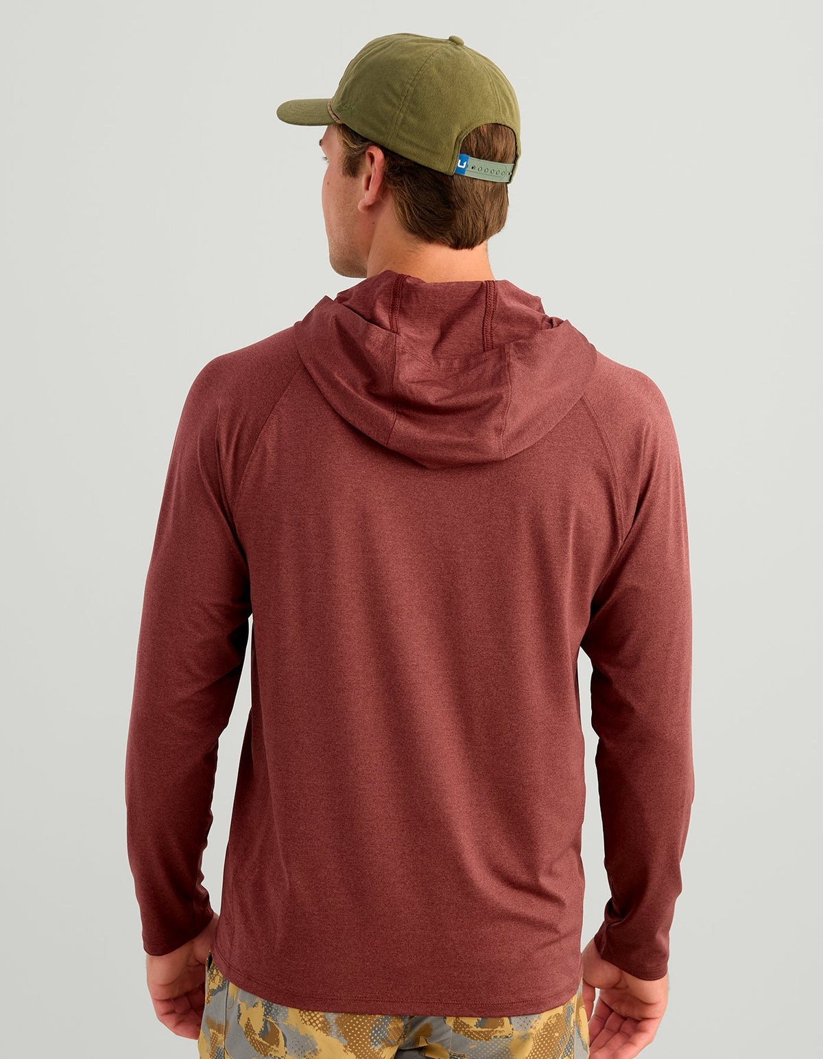 Huk Airweight Hoodie - Port Heather