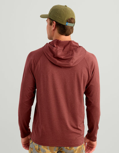 Huk Airweight Hoodie - Port Heather