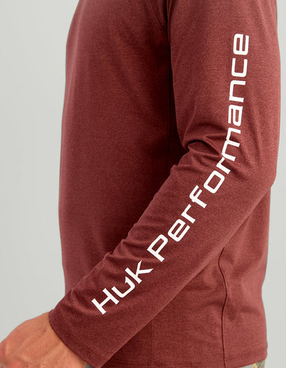 Huk Airweight Hoodie - Port Heather