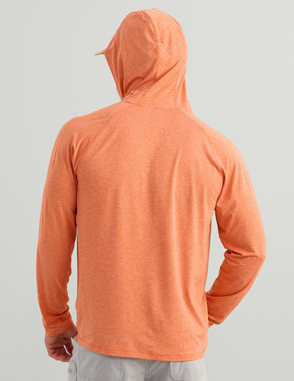 Huk Airweight Hoodie - Dusty Orange Heather