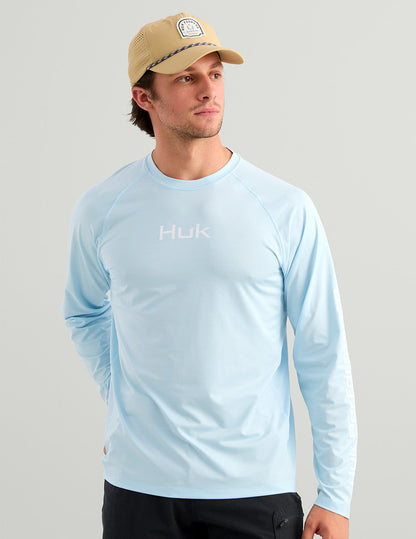 Huk Airweight Crew - Coastal Drift Heather