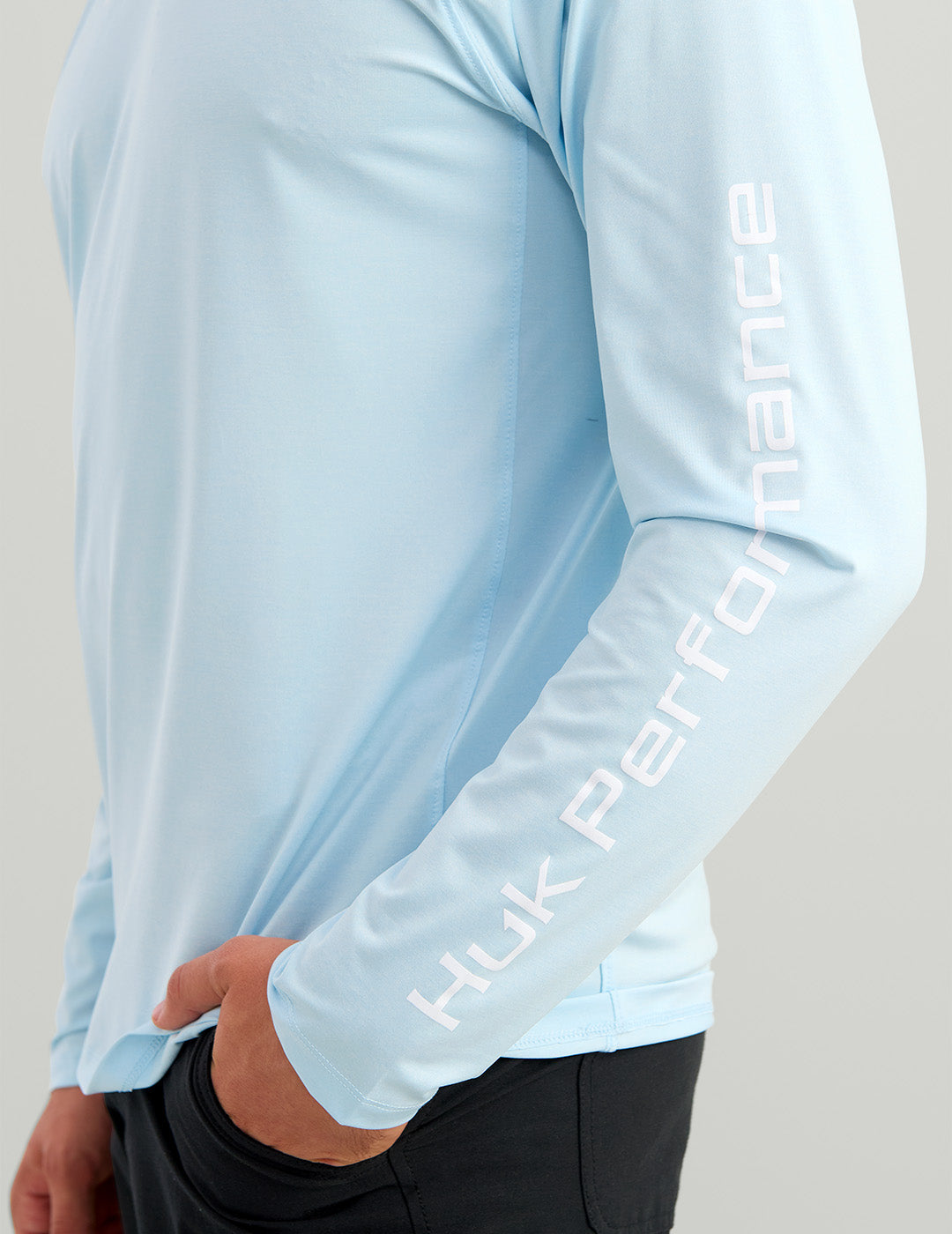 Huk Airweight Crew - Coastal Drift Heather