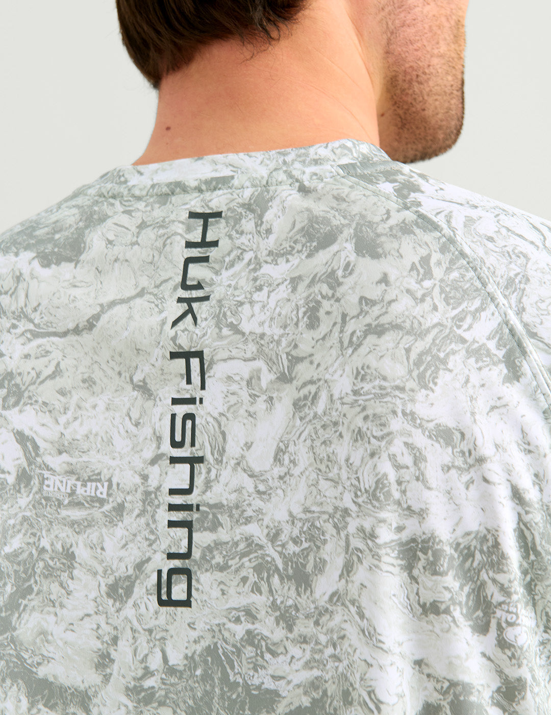 Huk Mossy Oak Pursuit Performance Short Sleeve Crew - Mossy Oak Seagrass