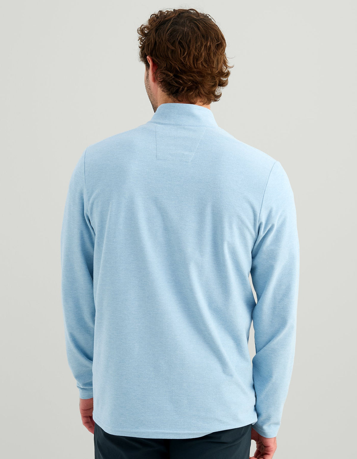 Huk Leeward Lightweight Fleece 1/4 Zip - Cerulean Heather