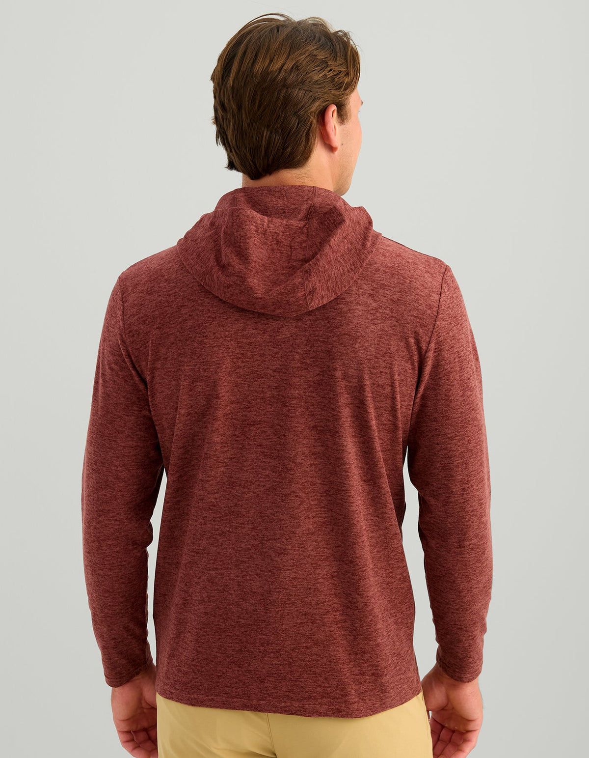 Huk Leeward Lightweight Fleece Hoodie - Port Heather