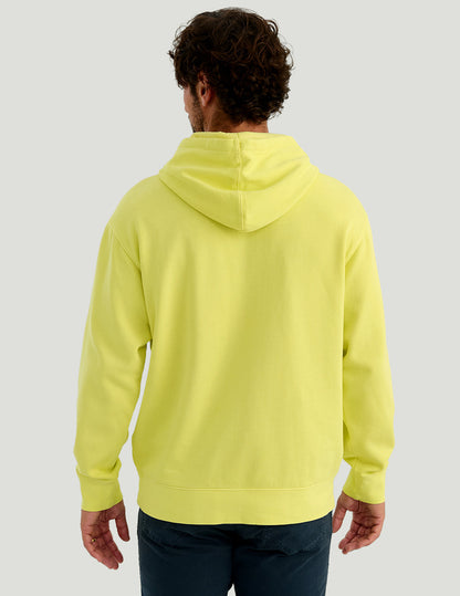 Huk Huk Barb U Cotton Fleece Hoodie - Vintage Chartreuse