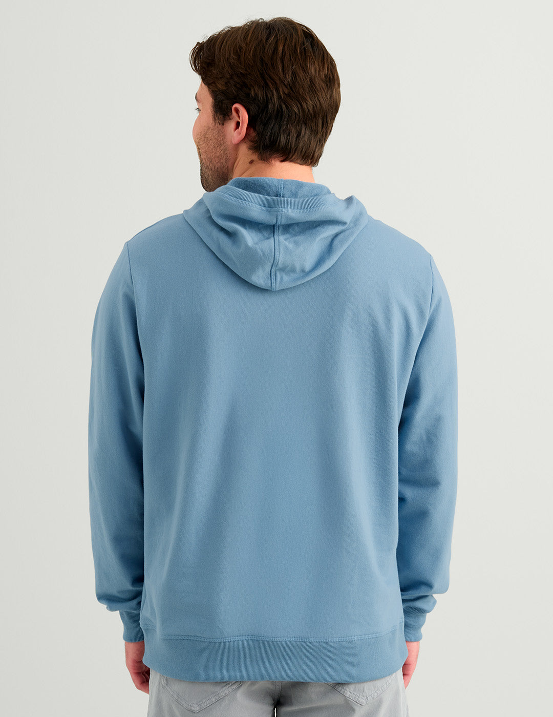 Huk Edisto Script Terry Hoodie - Blue Shadow