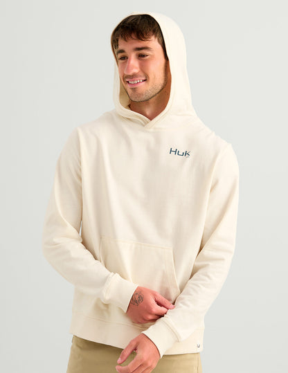 Huk Edisto KC Americana Hoodie - Egret