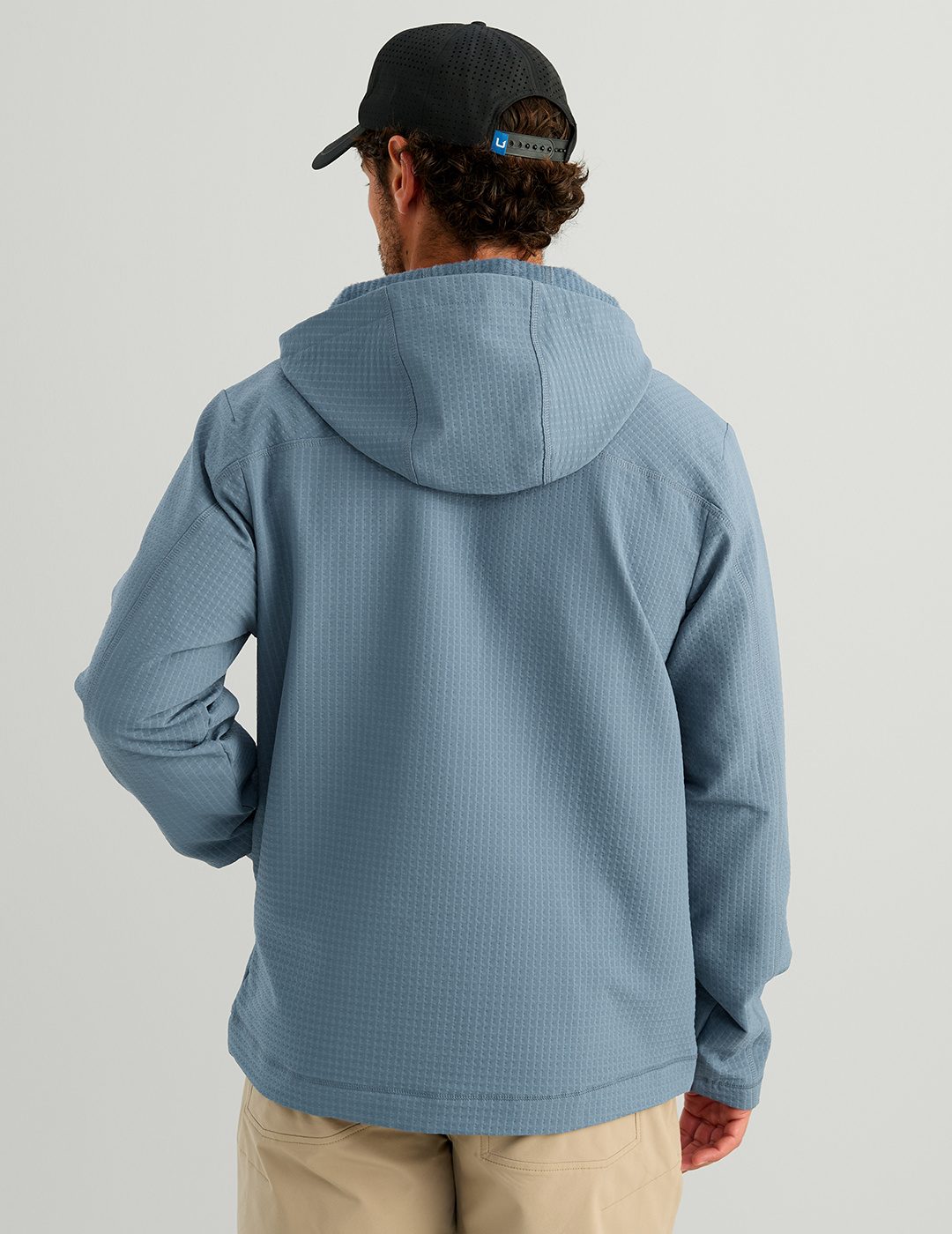 Huk Whitecap Full Zip Fleece Hoodie - Stormy Blue