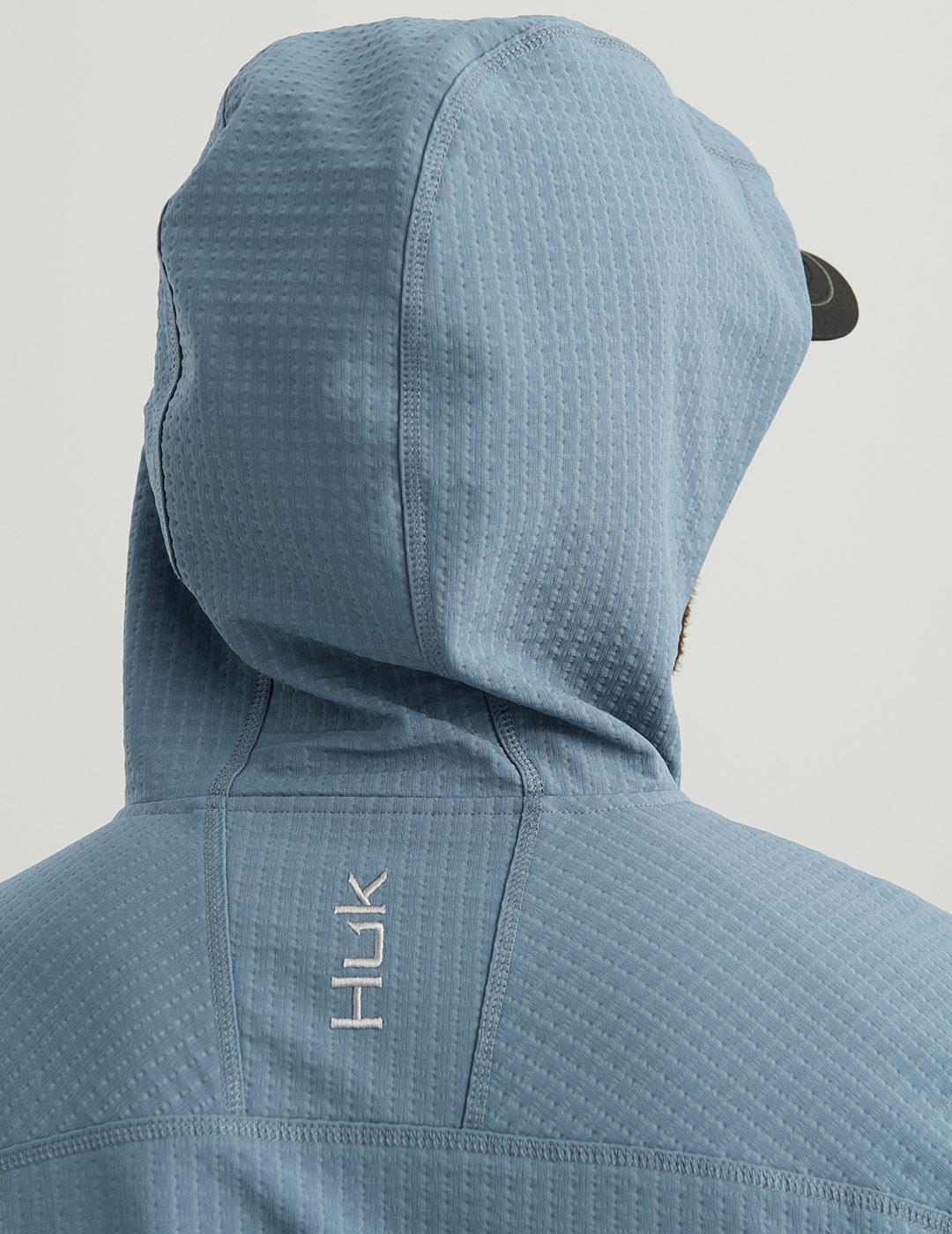 Huk Whitecap Full Zip Fleece Hoodie - Stormy Blue