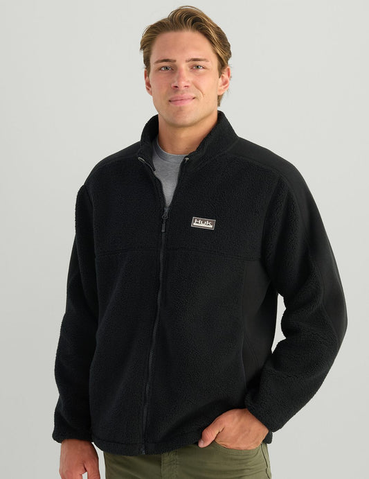 Huk Helm Full Zip Fleece - Black