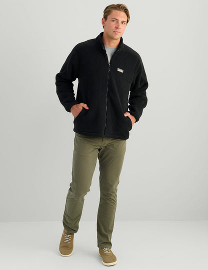 Huk Helm Full Zip Fleece - Black