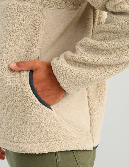 Huk Helm 1/2 Zip Fleece Pullover - River Rock