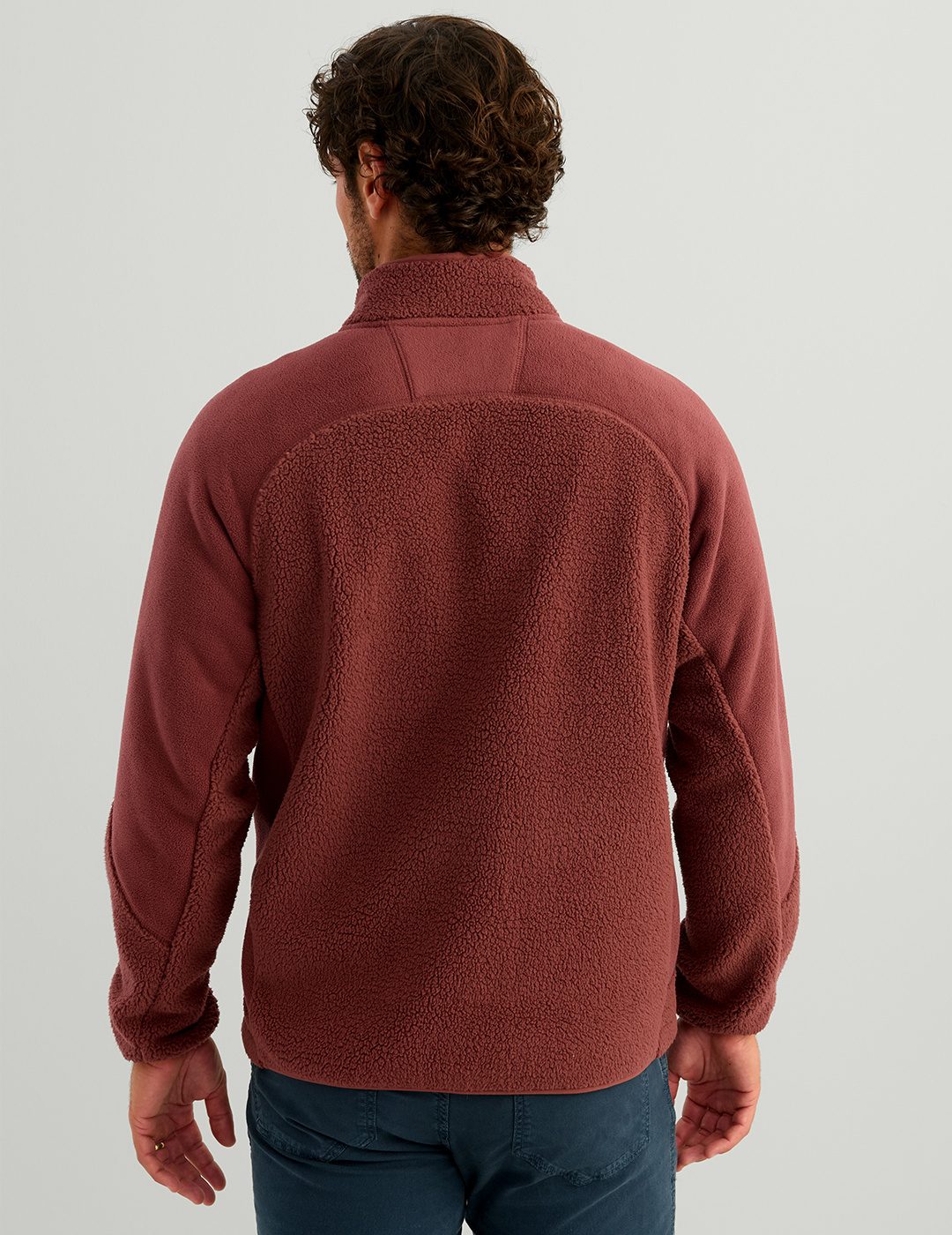 Huk Helm 1/2 Zip Fleece Pullover - Port