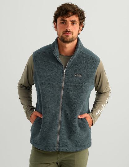 Huk Helm Fleece Vest - Sea Storm