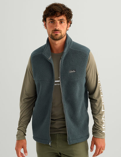 Huk Helm Fleece Vest - Sea Storm
