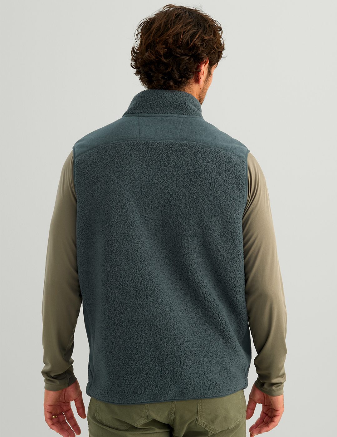 Huk Helm Fleece Vest - Sea Storm