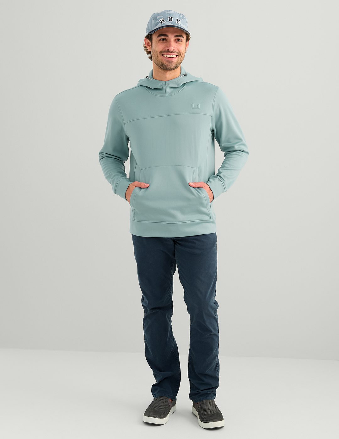 Huk Coldfront+ Fleece Hoodie - Reefline