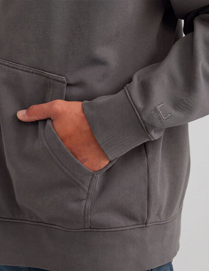 Huk Cotton Fleece Full Zip Hoodie - Sharkskin