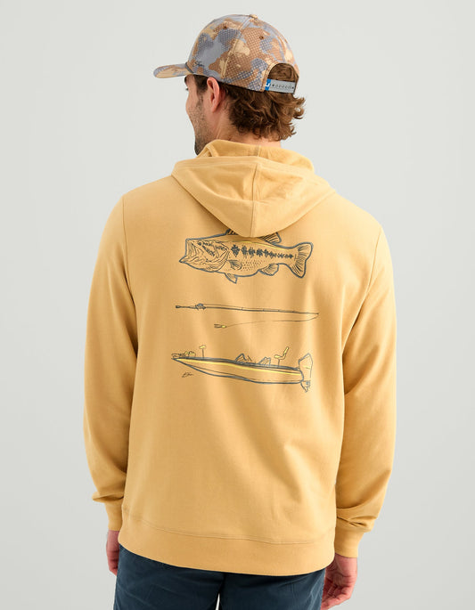 Huk Edisto KC Tools Terry Hoodie - Starfish