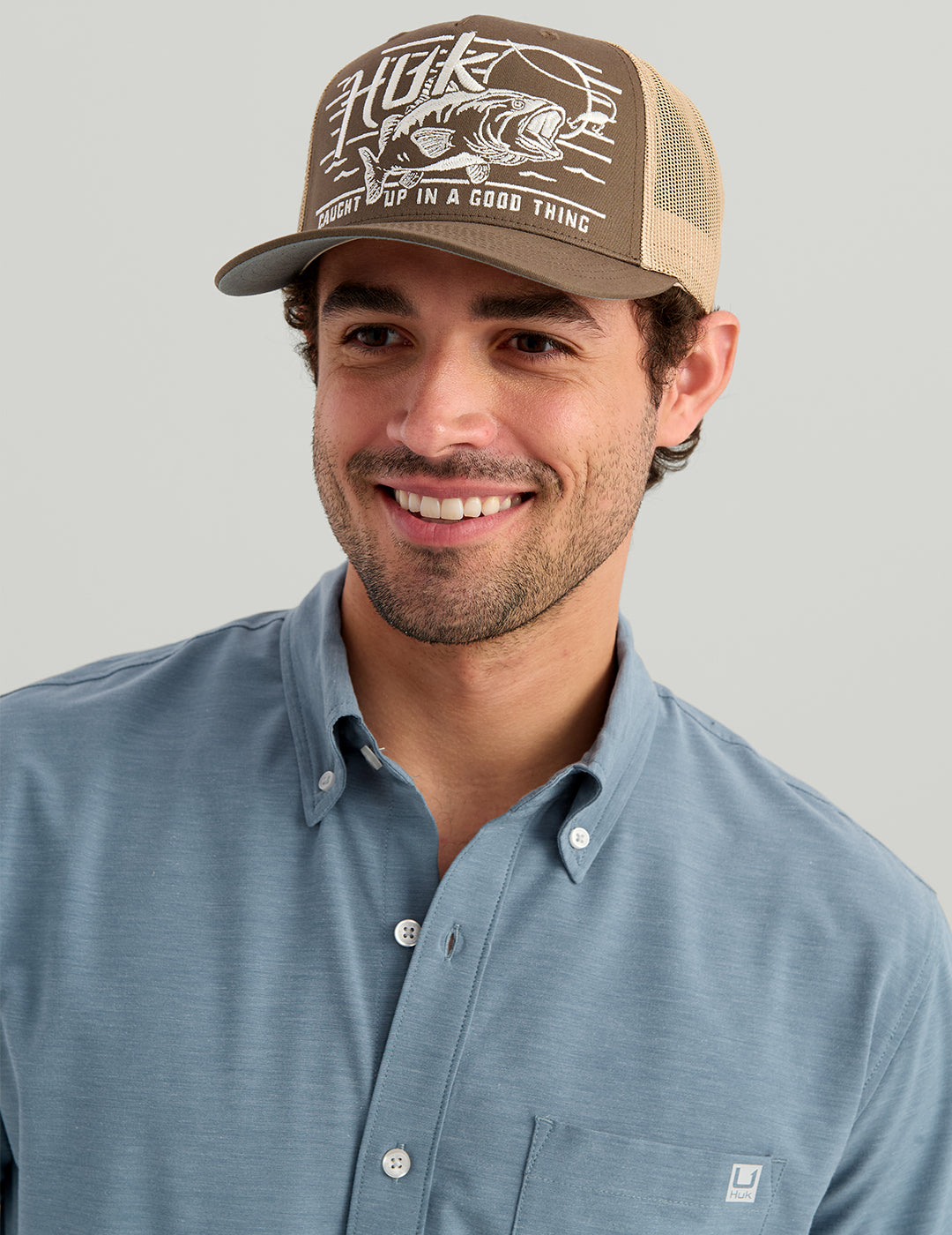 Huk Kona Button-Down - Stormy Blue