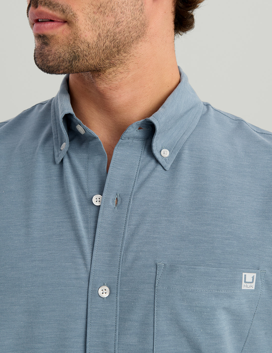 Huk Kona Button-Down - Stormy Blue