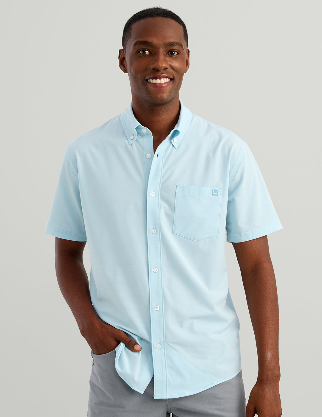 Huk Kona Button-Down - Coastal Drift