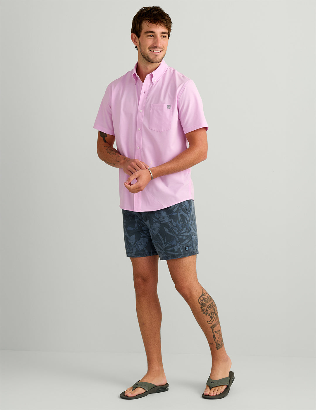 Huk Kona Button-Down - Oleander