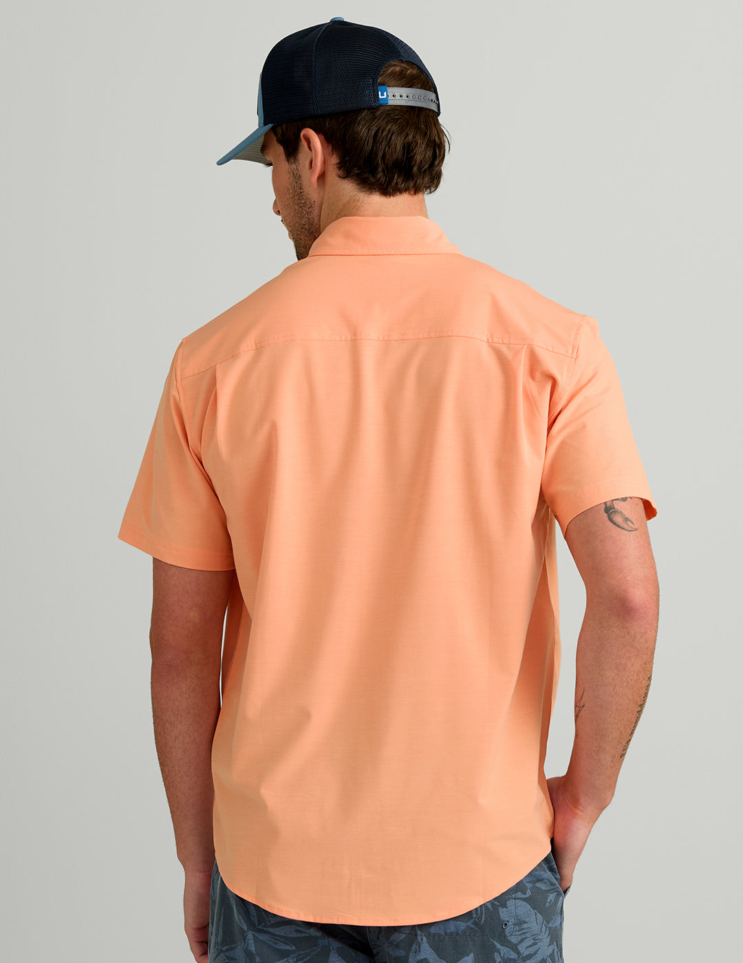 Huk Kona Button-Down - Coral Reef