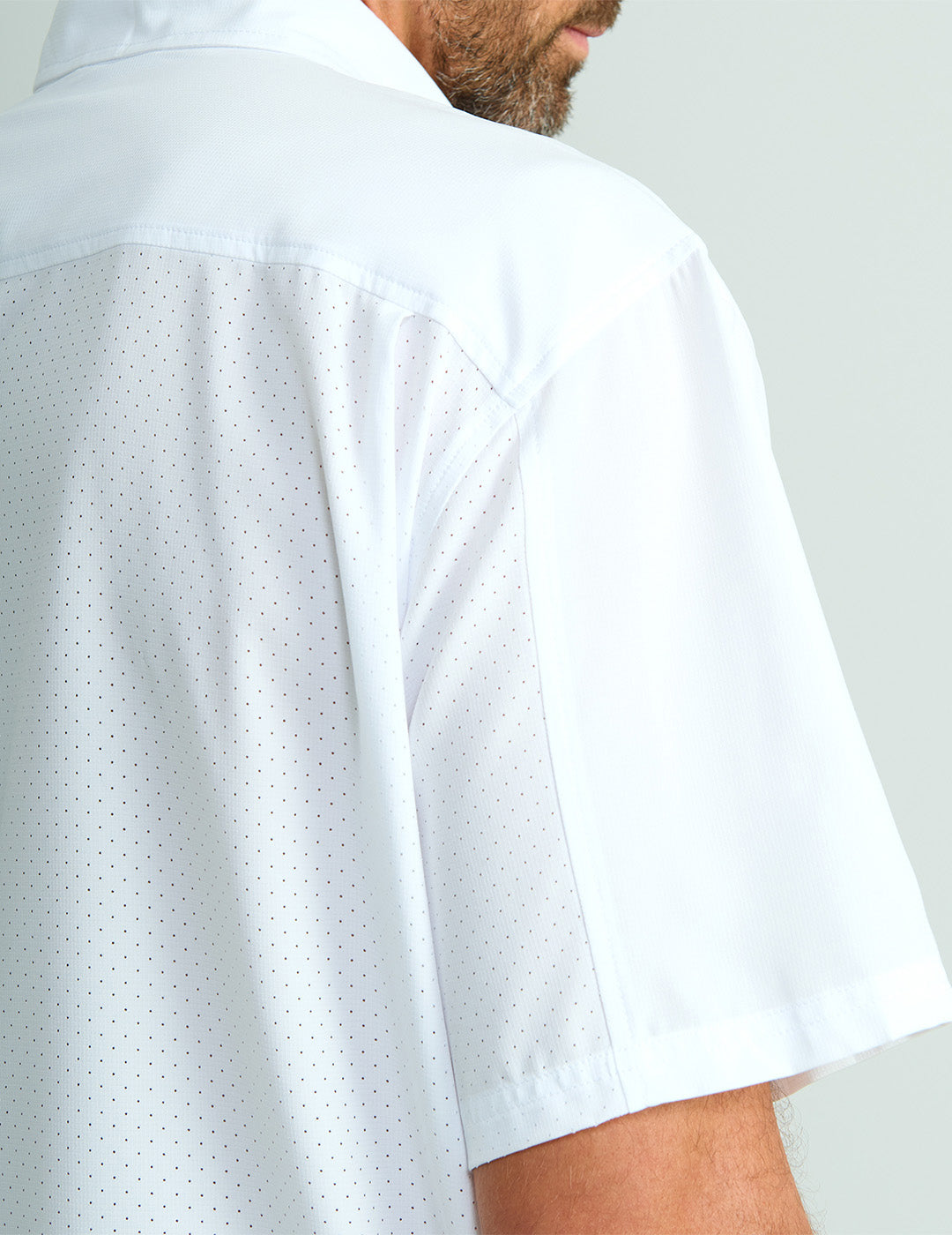 Huk Tide Point Short Sleeve Button-Down - White