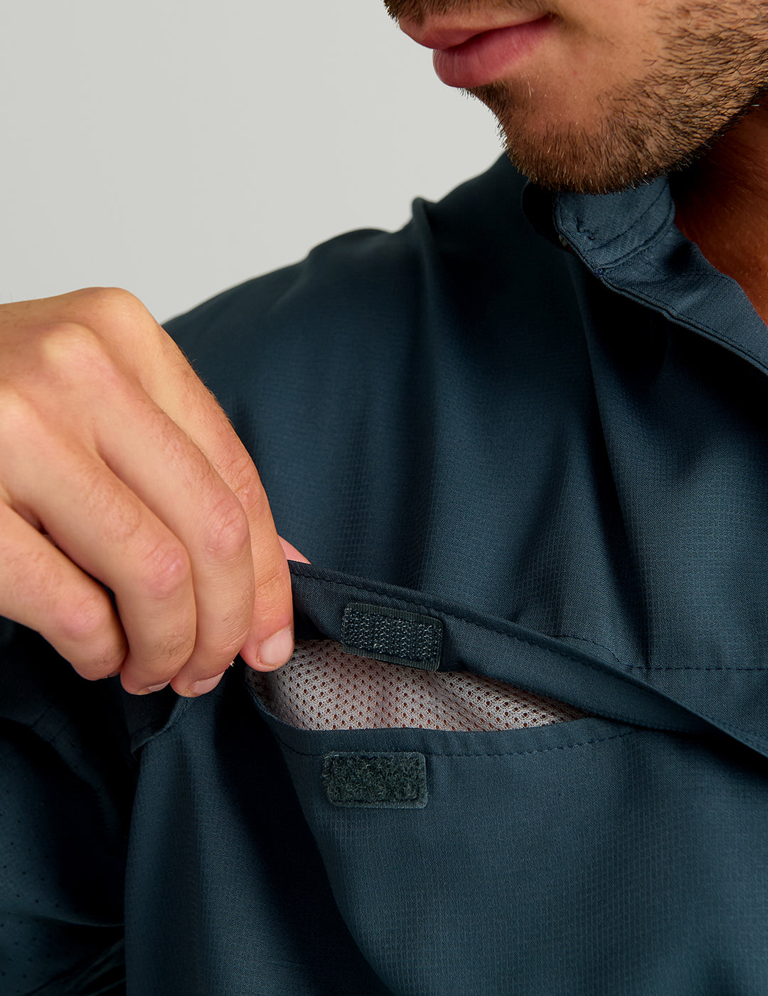 Huk Tide Point Short Sleeve Button-Down - Sea Storm