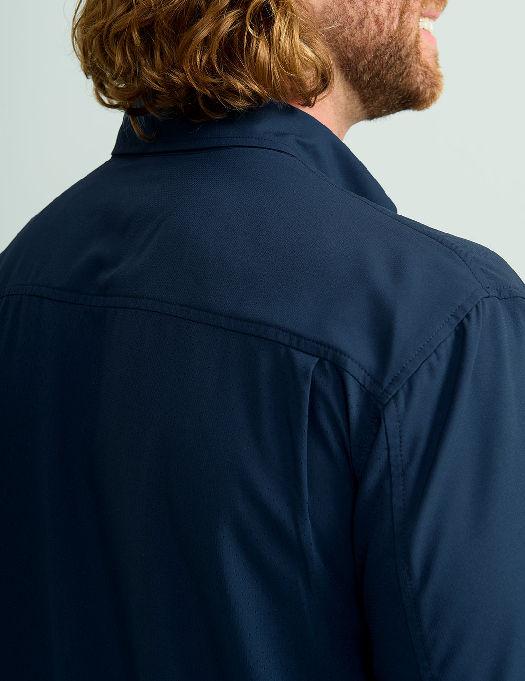 Huk Tide Point Short Sleeve Button-Down - Naval Academy