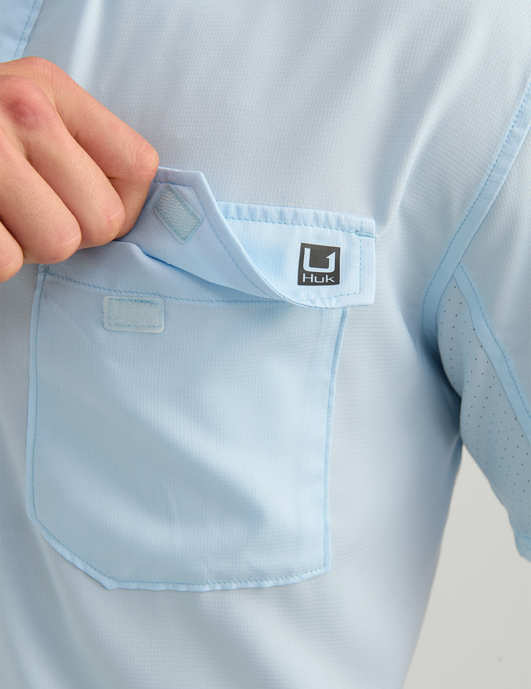 Huk Tide Point Short Sleeve Button-Down - Coastal Drift