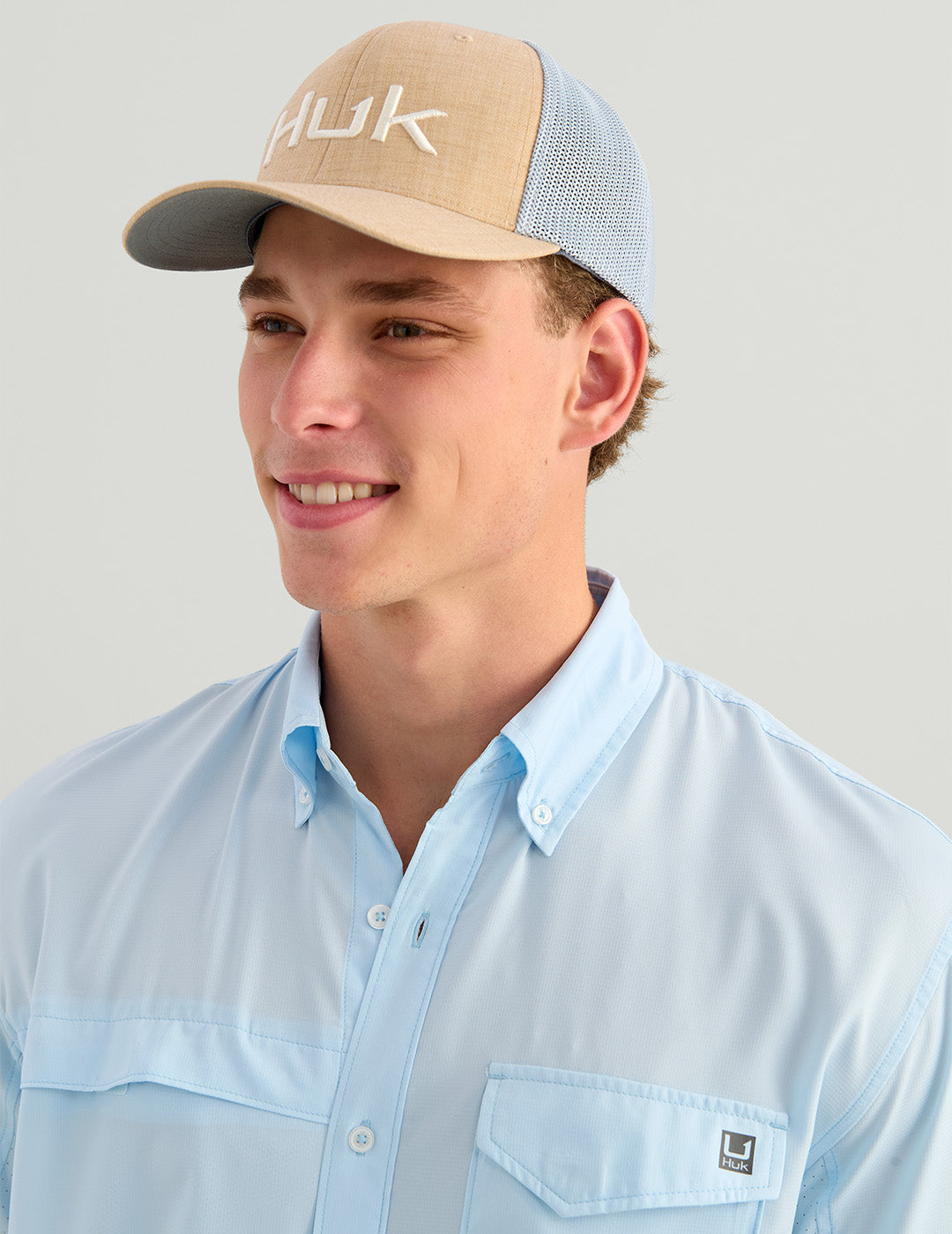 Huk Tide Point Short Sleeve Button-Down - Coastal Drift