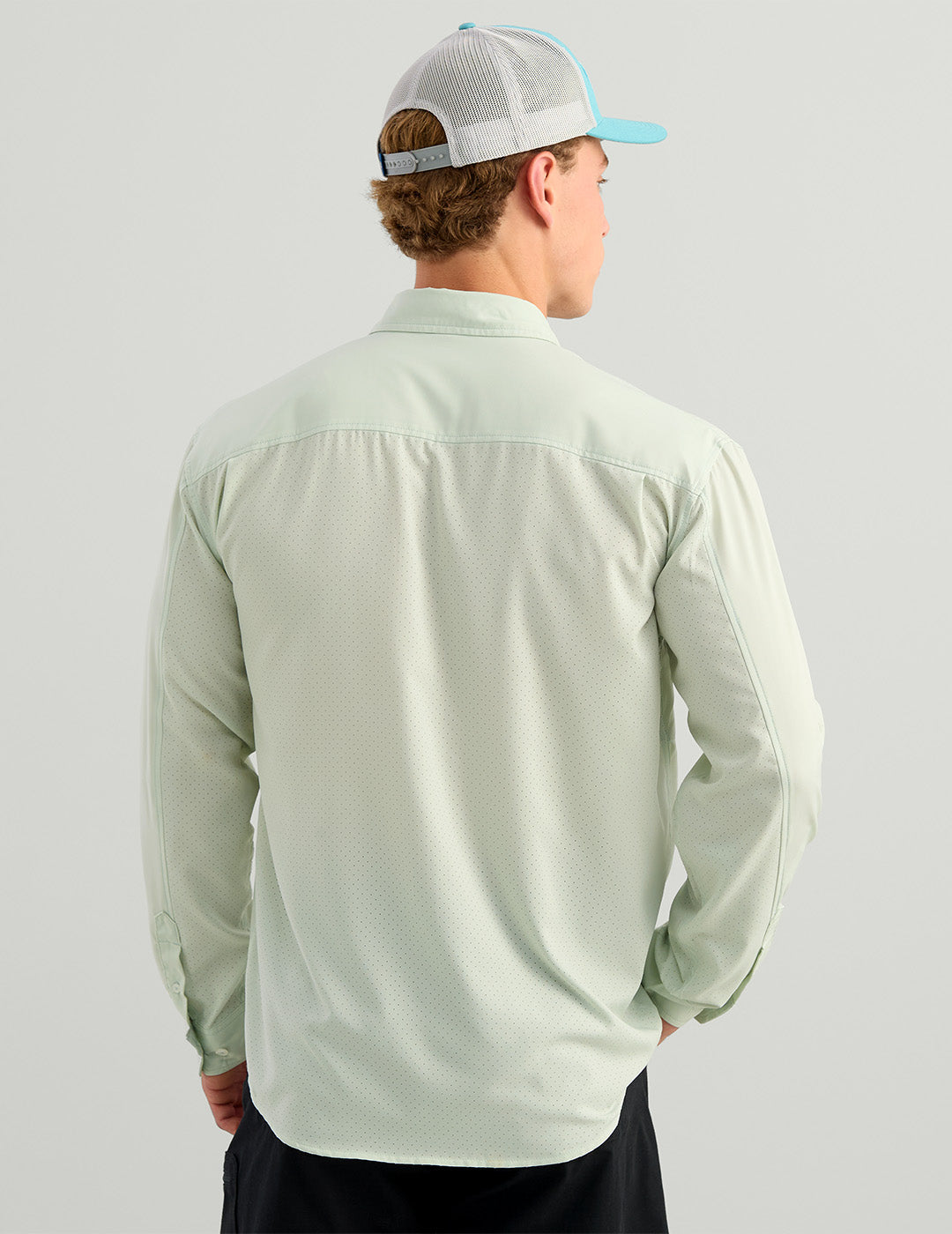 Huk Tide Point Button-Down - Pale Algae