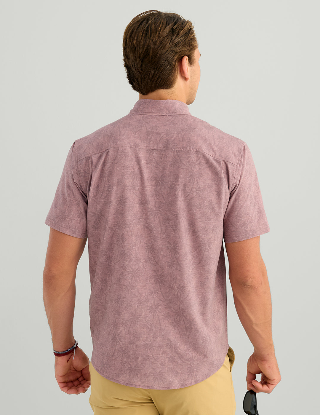 Huk KC Kona Button-Down - Mauve Marlin