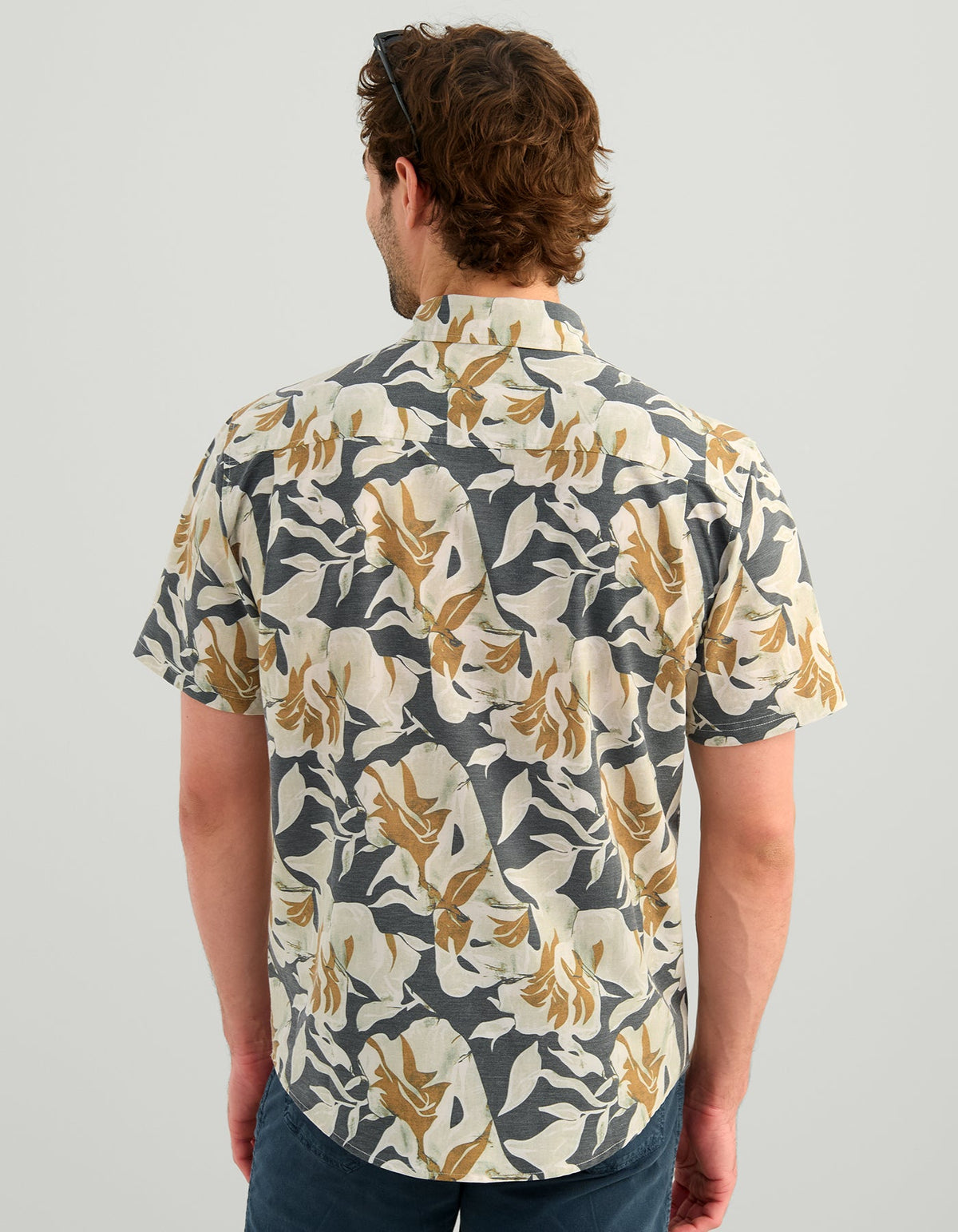 Huk Kona Button-Down - Dark Shadow Petal
