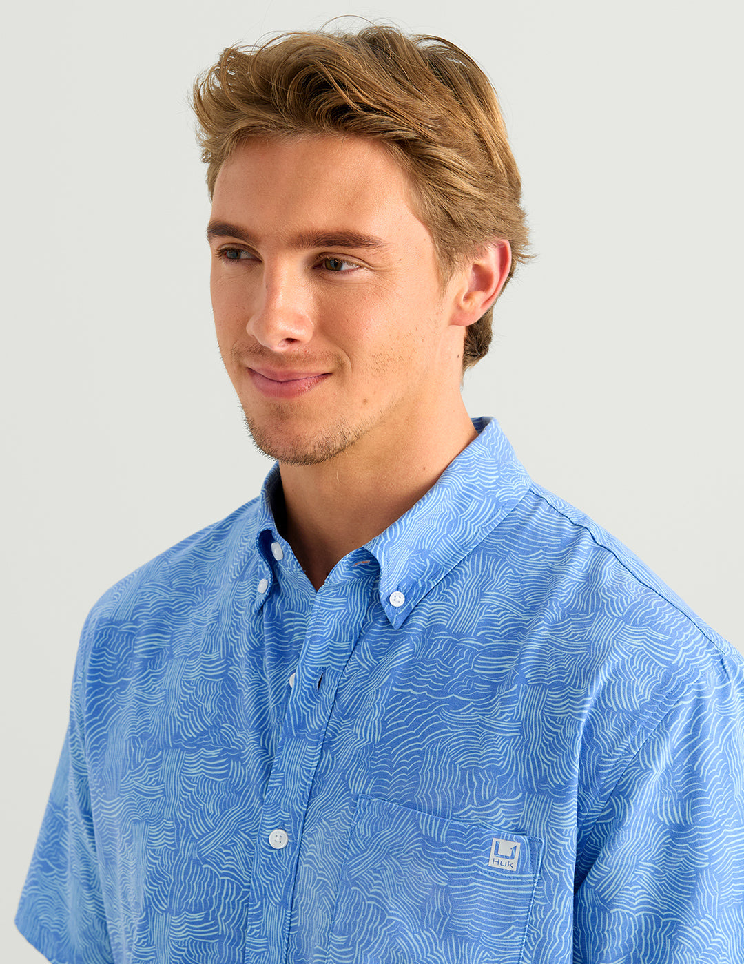 Huk Kona Button-Down - Regatta Wake Zone